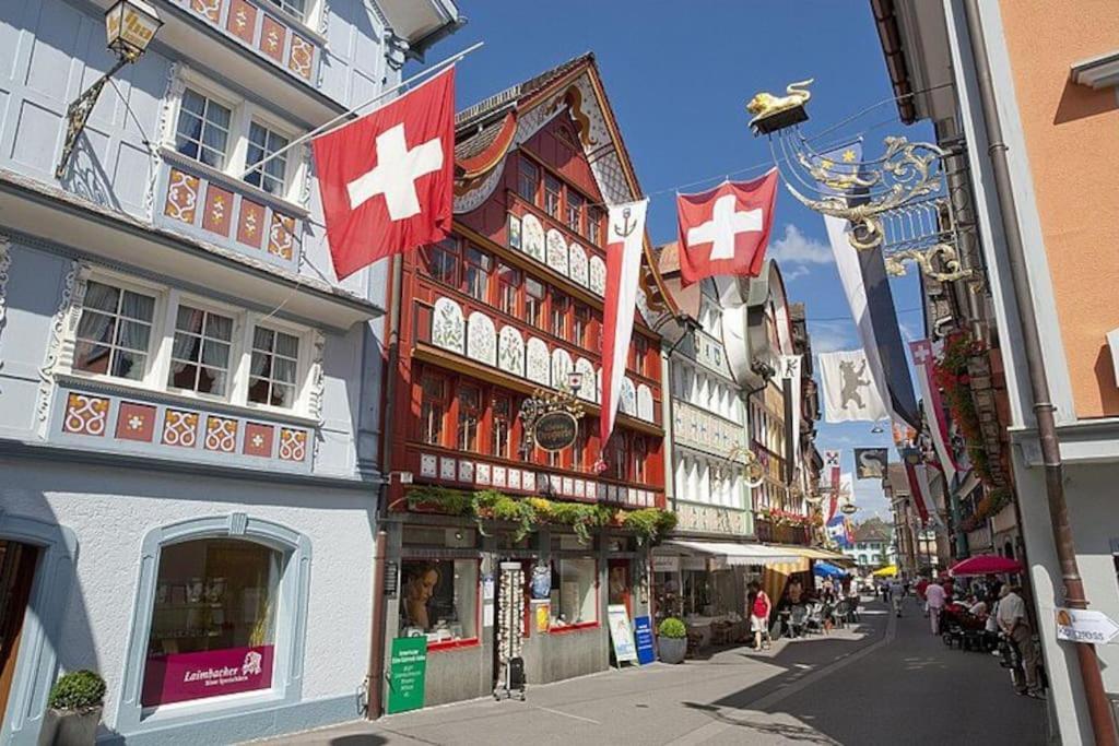 Charmante Und Zentrale Wohnung Am Weiherpark Arbon Bagian luar foto