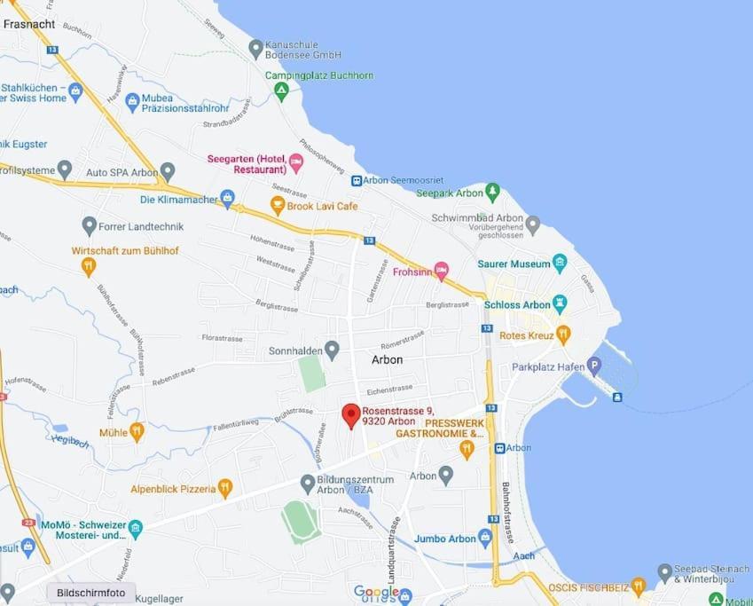 Charmante Und Zentrale Wohnung Am Weiherpark Arbon Bagian luar foto