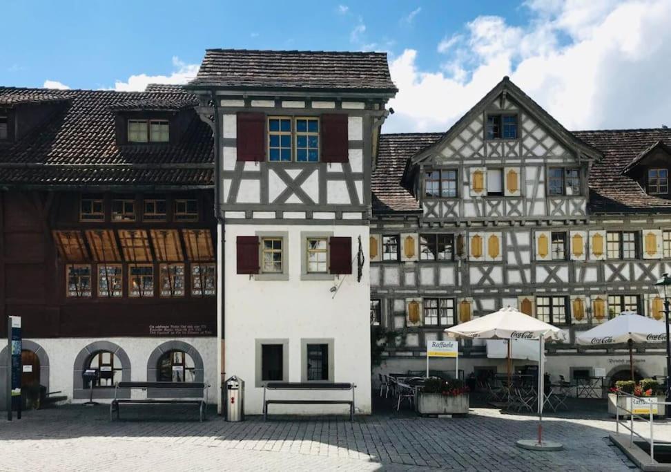 Charmante Und Zentrale Wohnung Am Weiherpark Arbon Bagian luar foto